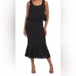 House of Harlow 1960 Crochet Skirt Set